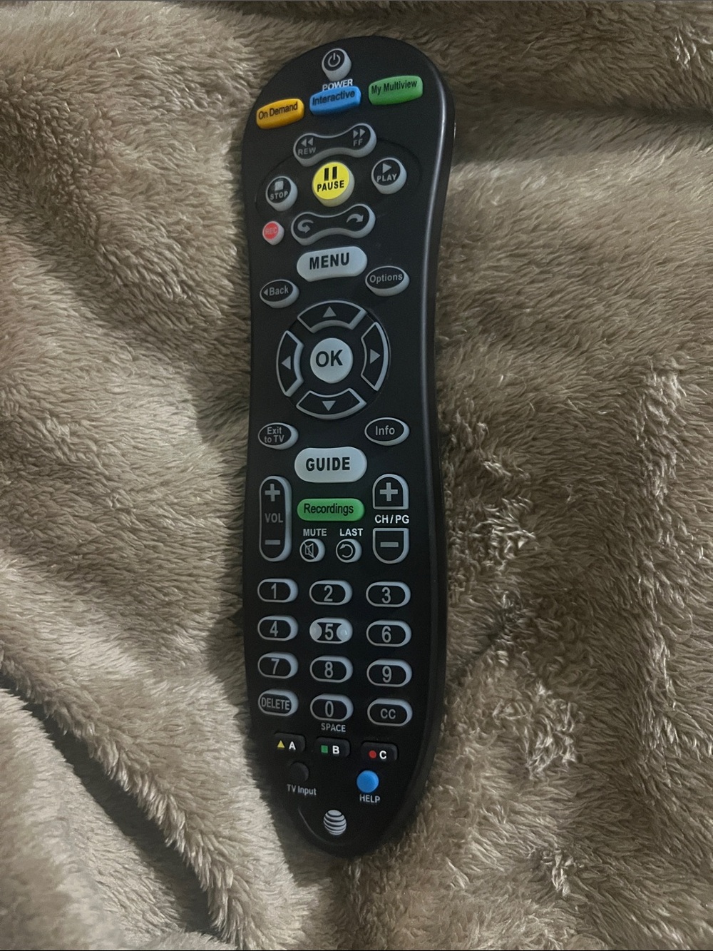 AT&T Black Universal Remote Control - Black